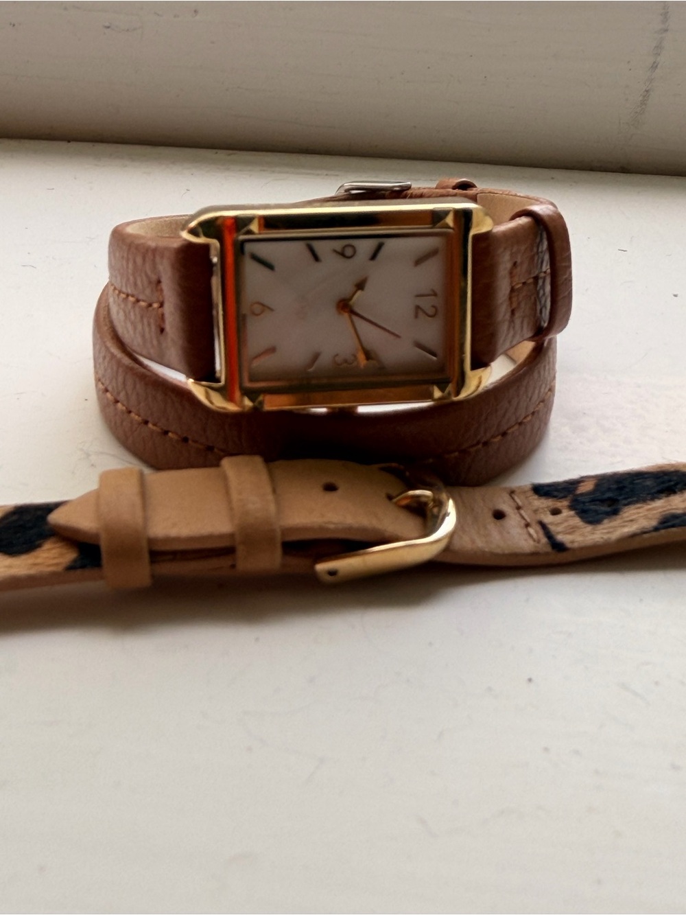 Stella & Dot CrissCross watch with extra band. NWOT